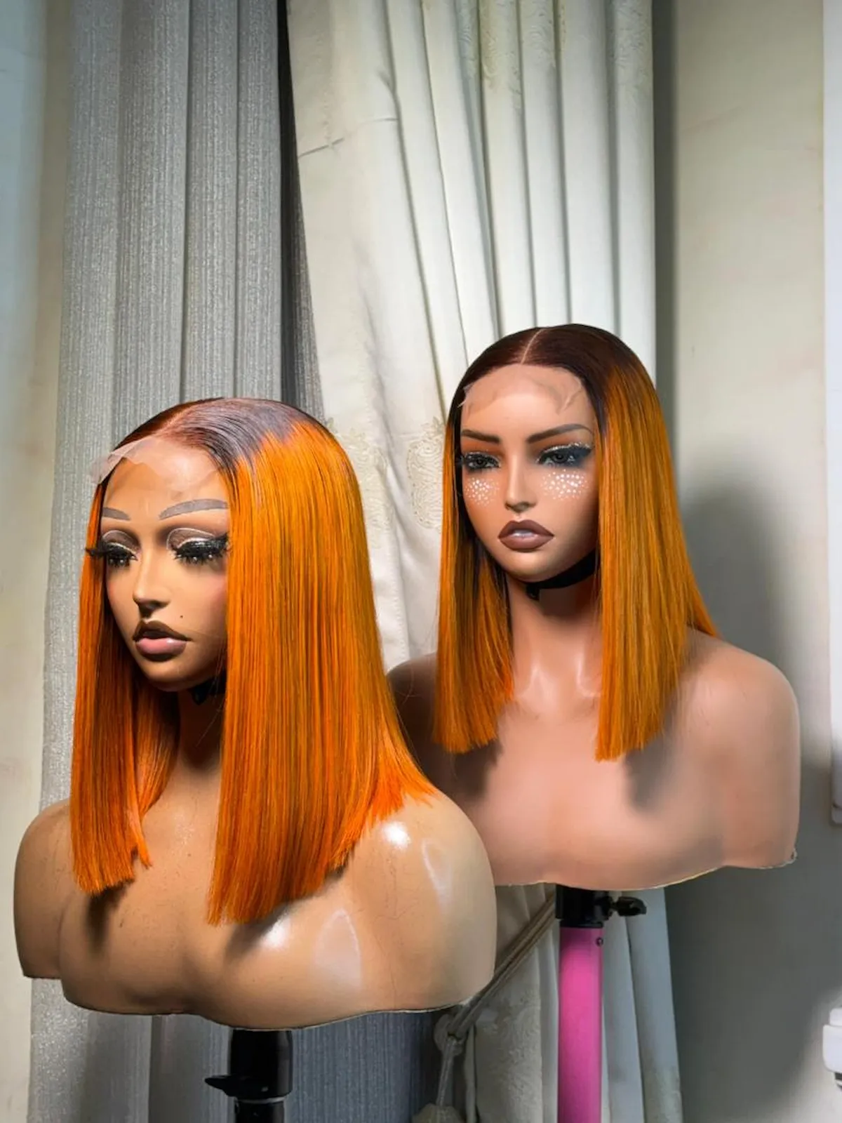 Luxury Vietnam SDD Bone Straight Kim-K Wig