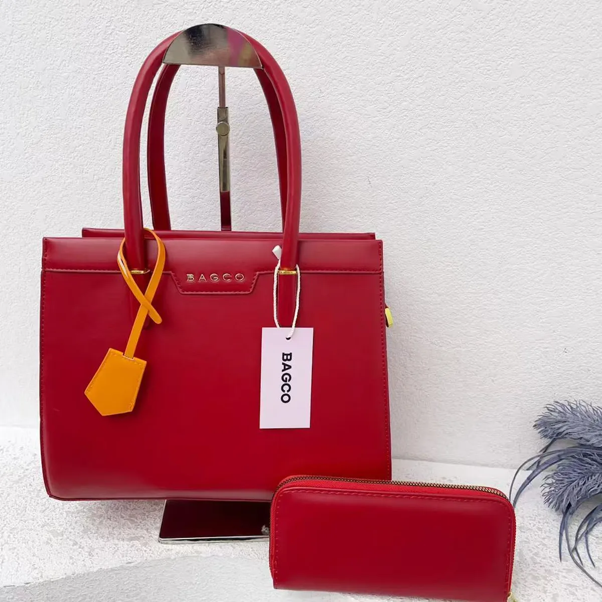 Bagco 2-Piece Ruby Tote Bag Set