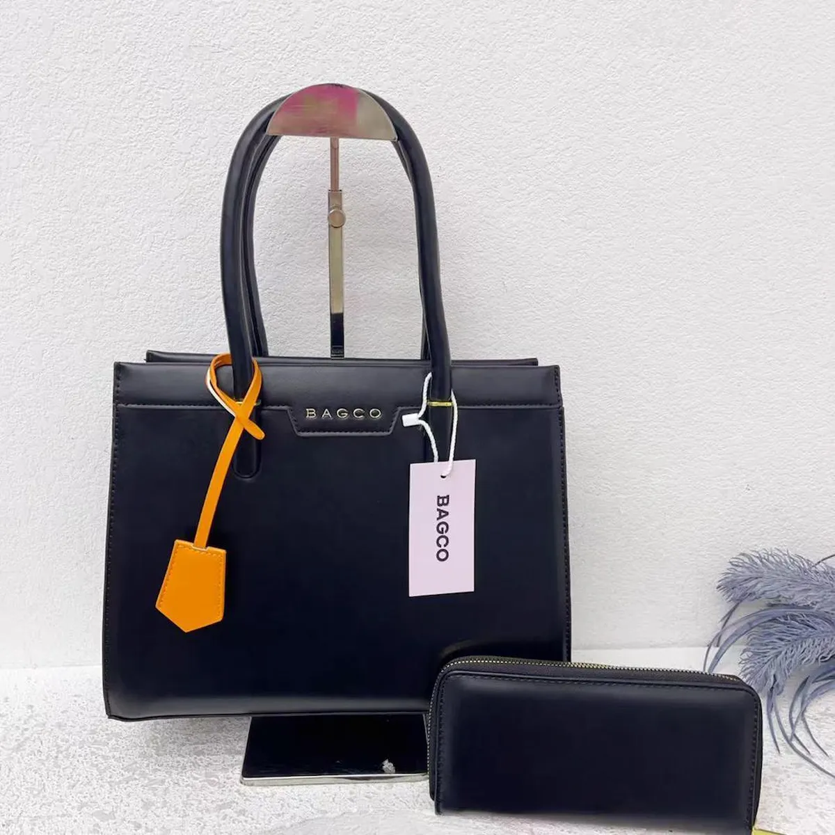 Bagco 2-Piece Midnight Tote Bag Set