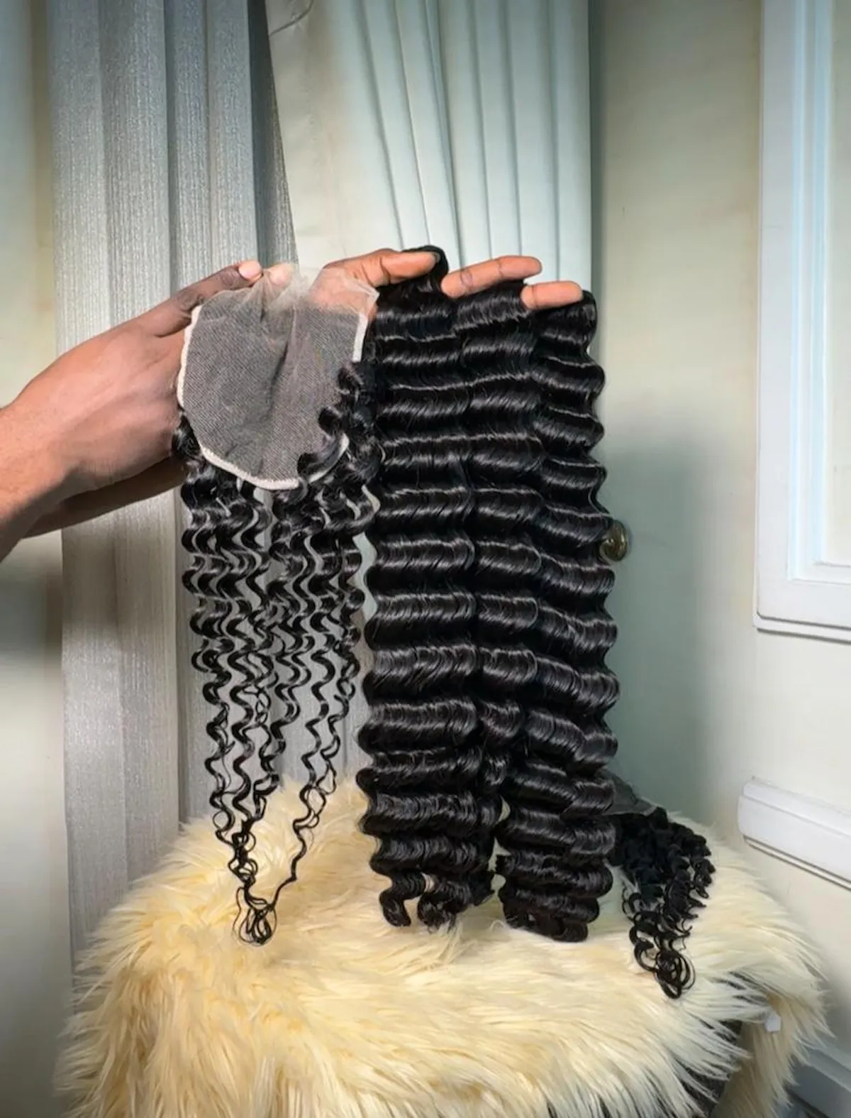 SDD Luxury Deep Wave Bundle With 5x5 Closure
