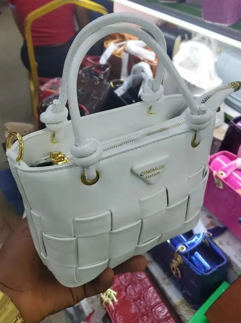Elegant Woven Mini Tote Bag