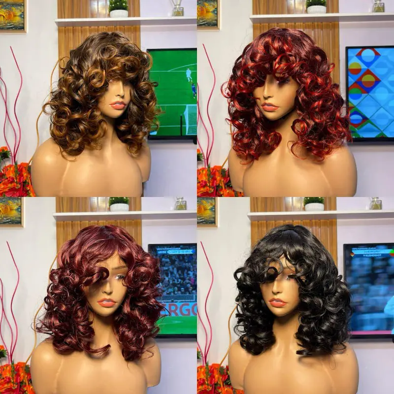 Omotola Blend Curly Wig