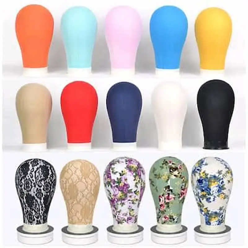 Canvas Wig Head Stand