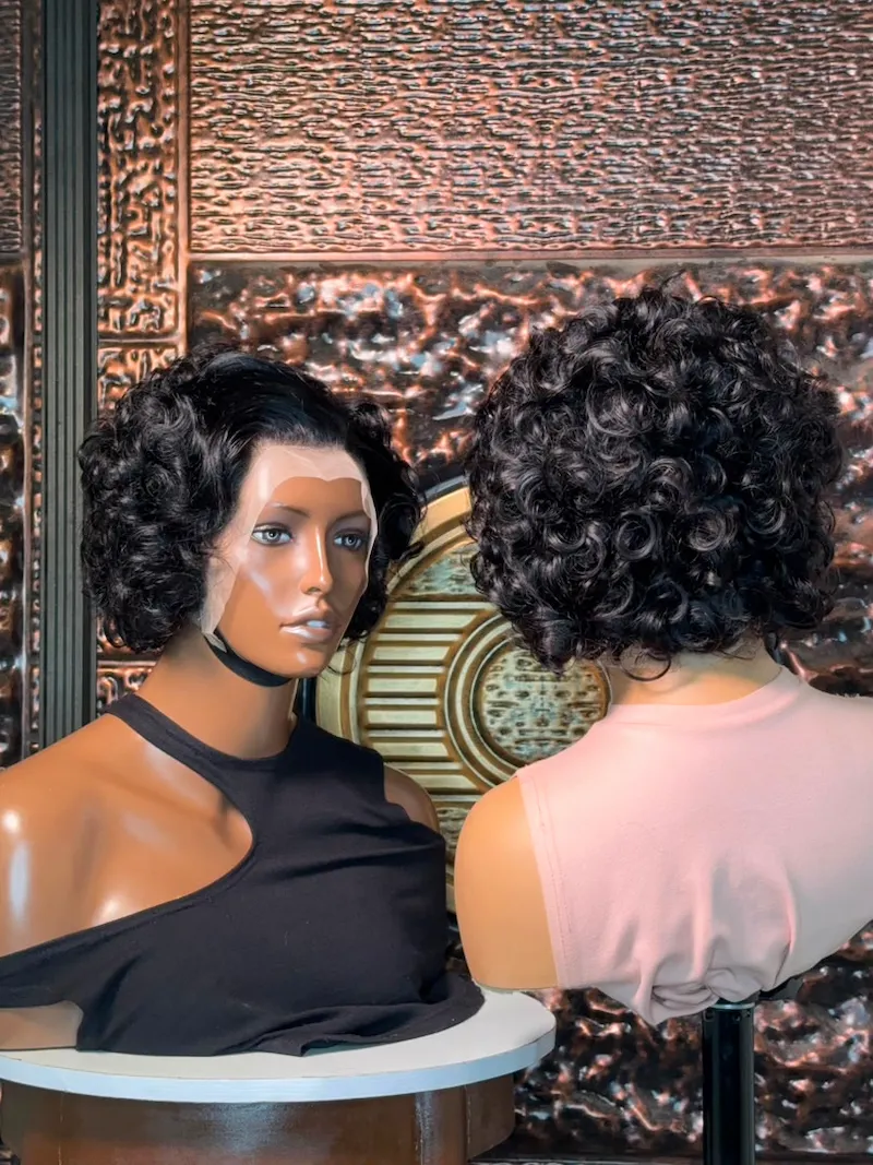 Teema Bounce Curly Bob Full Frontal Wig