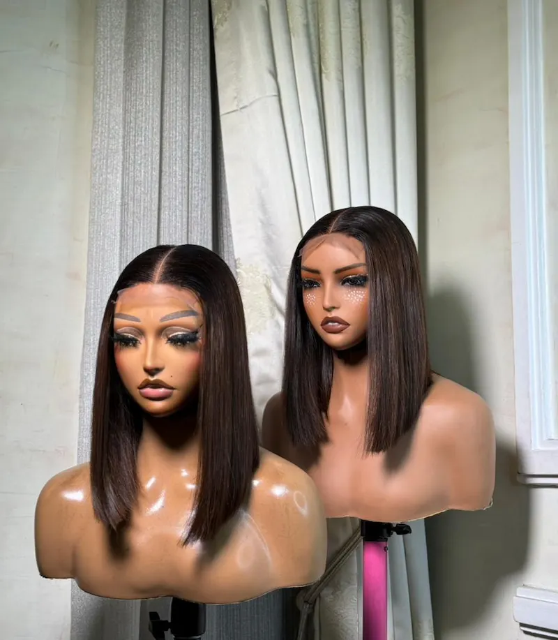 Kim-K Luxury Bone Straight Wig