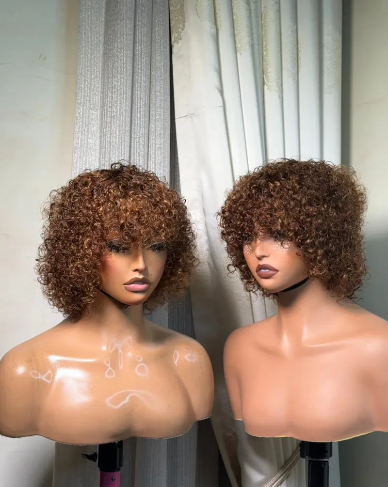 Heart Curly Fringe Wig