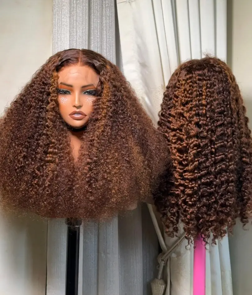 Lisa Curly 4x4 Closure Wig - Piano Color